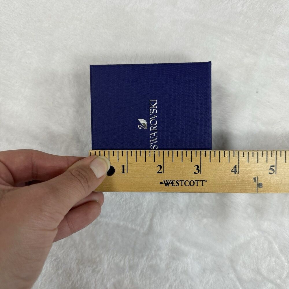 Swarovski Empty Box Set Purple Jewelry Gift Box Insert Card Authentic - Picture 5 of 5